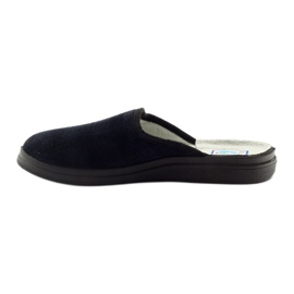 Ciabatte per scarpe sanitarie da uomo Befado 125M010 pantofole blu navy 3