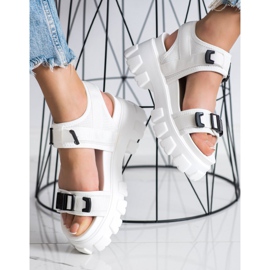 Seastar Sandali Sulla Piattaforma Con Fibbie bianco 1