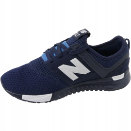 Scarpe New Balance Jr KL247C2G blu navy bianco 1