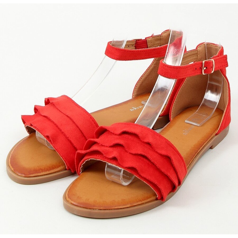 Sandali rossi da donna S060195 Rosso 1
