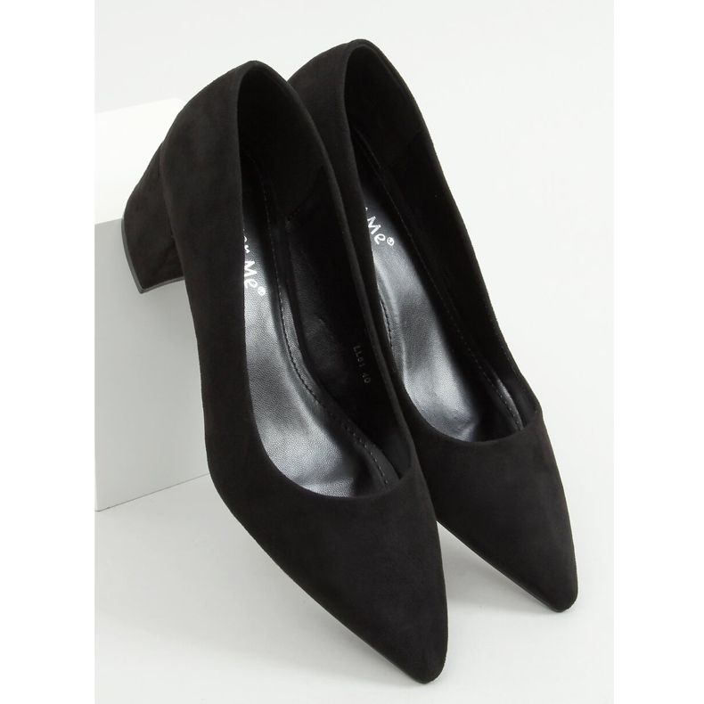 Décolleté nere con tacco basso nere LL81 Black nero 1