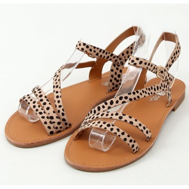 Sandali da donna a pois BH1651-SD Beige 1