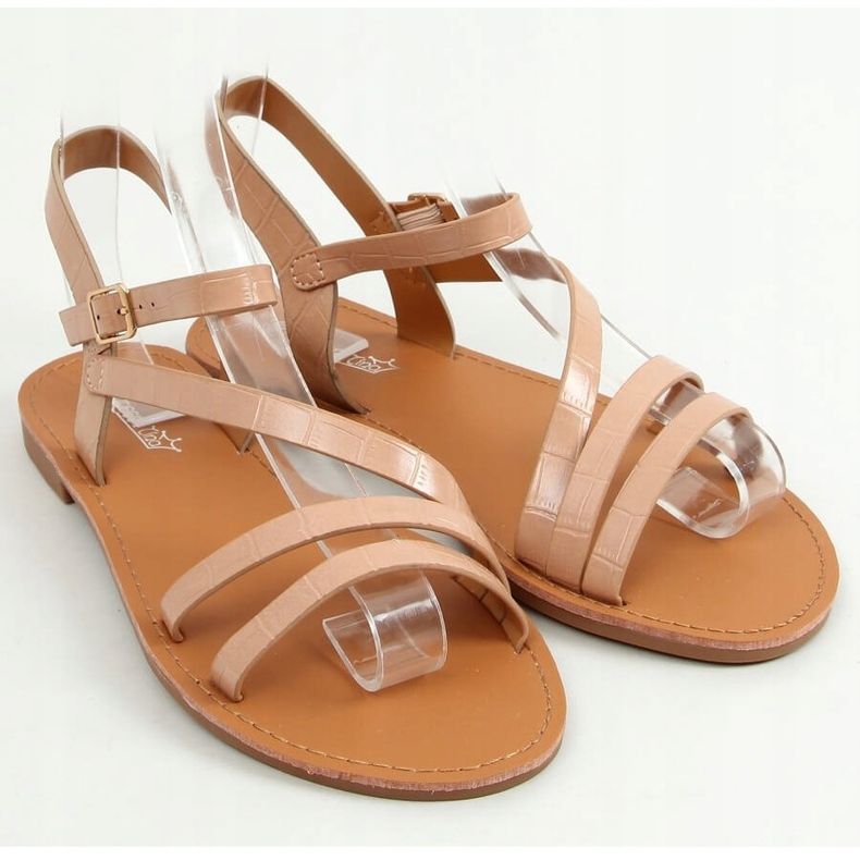 Sandali da donna beige e rosa BH1651-SD Nude 1