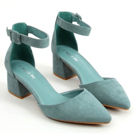 Décolleté con tacco alto LL76 Blu 1