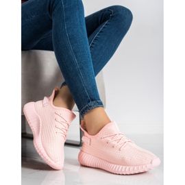 Marquiz Sneakers in tessuto rosa 2