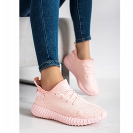 Marquiz Sneakers in tessuto rosa 3
