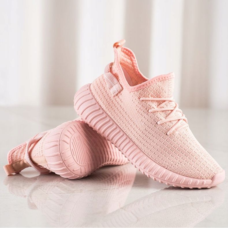 Marquiz Sneakers in tessuto rosa 1