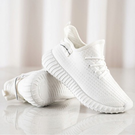 Marquiz Sneakers in tessuto bianco 1