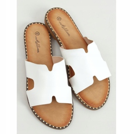 Pantofole da donna bianche SL1525 White bianco 1