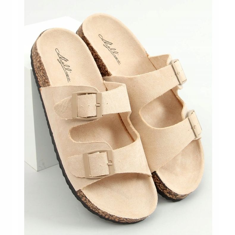 Ciabatte in sughero beige MS10005 Beige 1