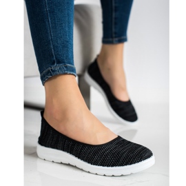 SHELOVET Scarpe da ginnastica senza lacci nero 1
