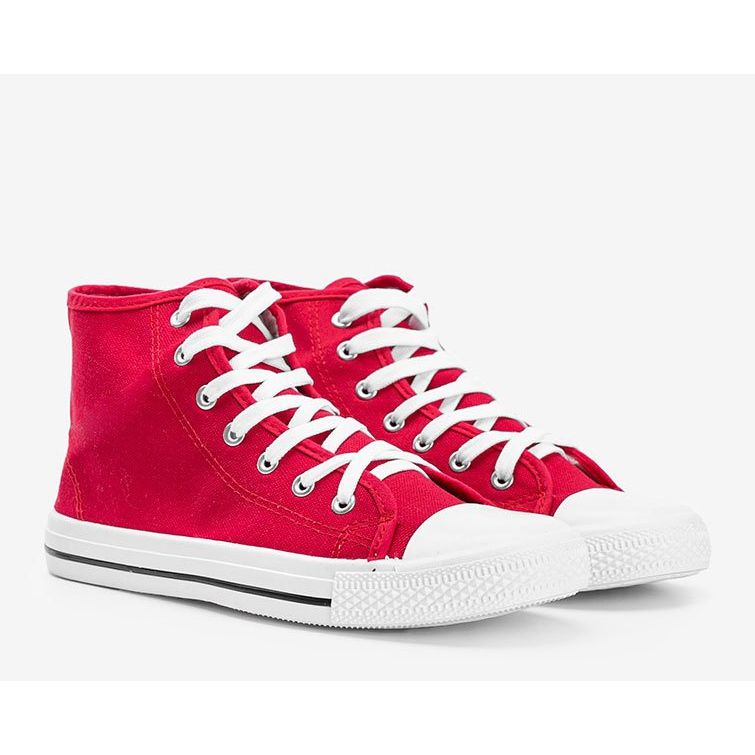Sneakers alte rosse uomo Maximo rosso 1