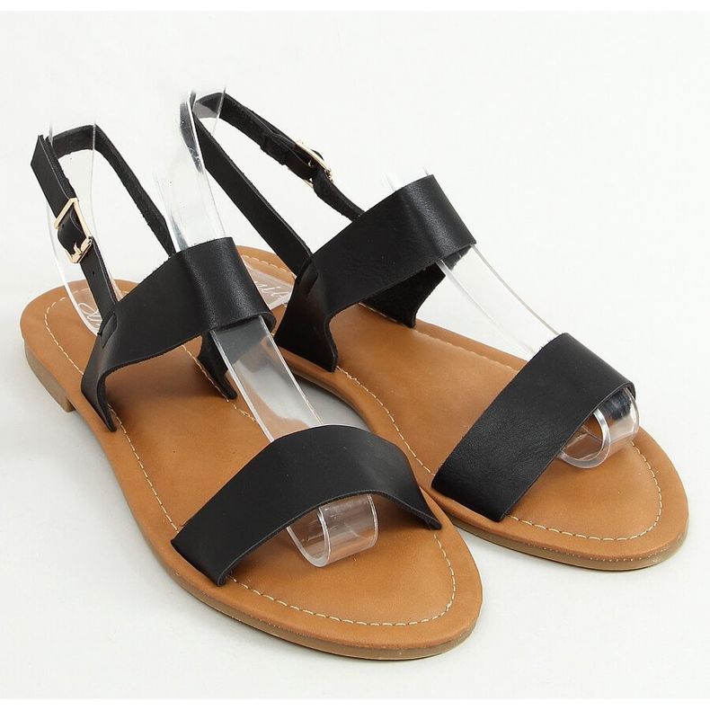 Sandali da donna neri FF-505 Black nero 1