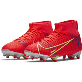 Scarpa da calcio Nike Mercurial Superfly 8 Academy Mg Jr CV1127 600 rosso 2