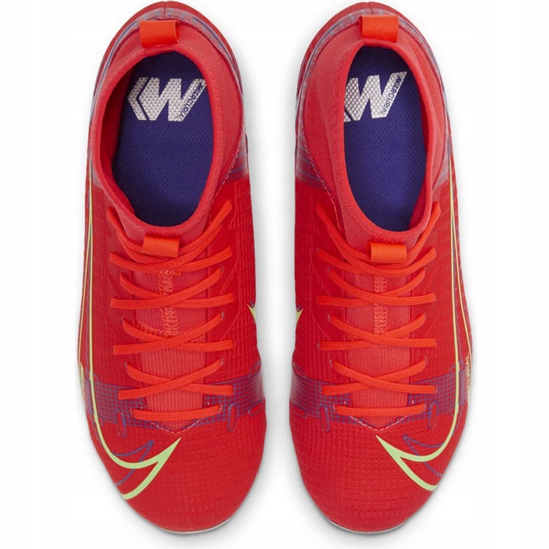 Scarpa da calcio Nike Mercurial Superfly 8 Academy Mg Jr CV1127 600 rosso 3