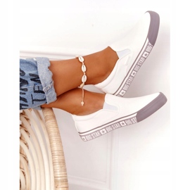 Sneakers da donna Slip-on Big Star HH274007 Bianco 1