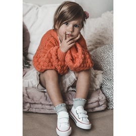 Sneakers Basse Bambini Con Velcro Big Star HH374095 Bianco bianca 3