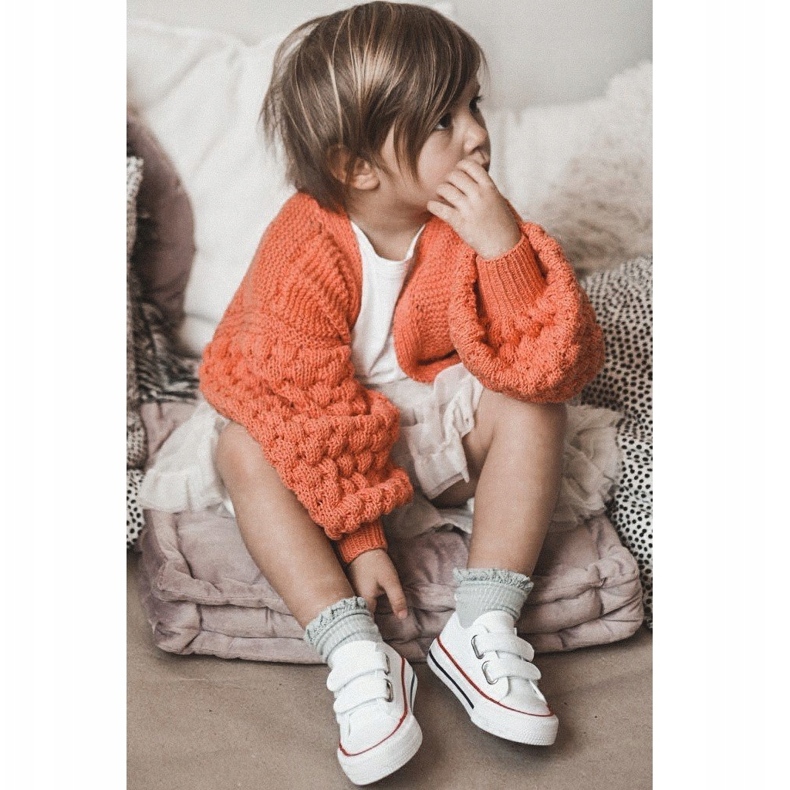 Sneakers Basse Bambini Con Velcro Big Star HH374095 Bianco bianca 2