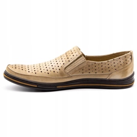 Polbut Scarpe traforate da uomo 2107P, beige 1
