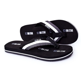 Infradito da uomo nero Big Star HH174828 1