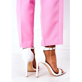 Sandali Eleganti Con Tacco Alto Lu Boo Bianco 2