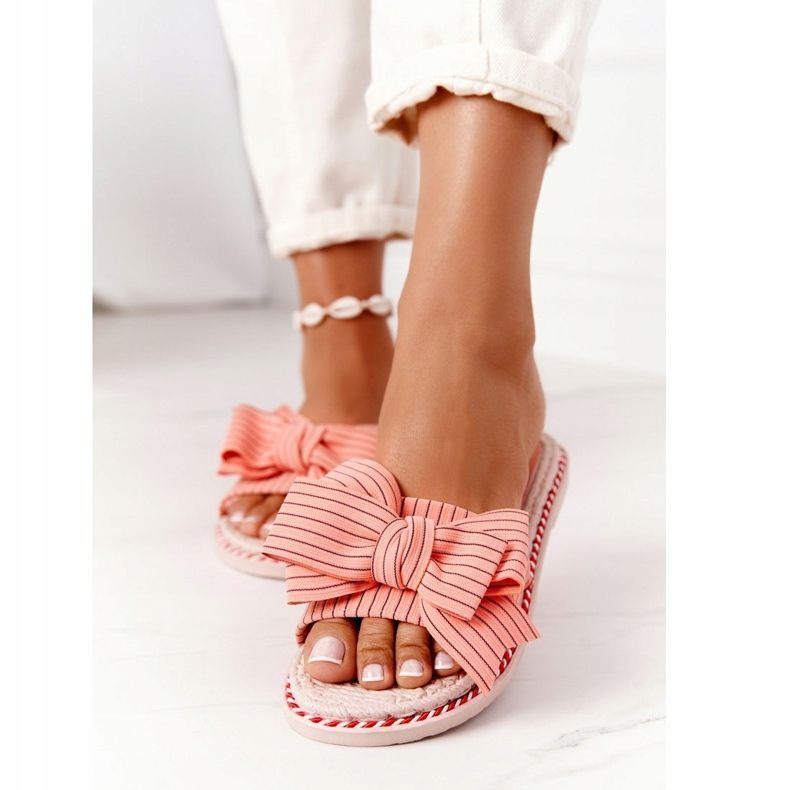 PS1 Pantofole di gomma con fiocco rosa Gabriell 2