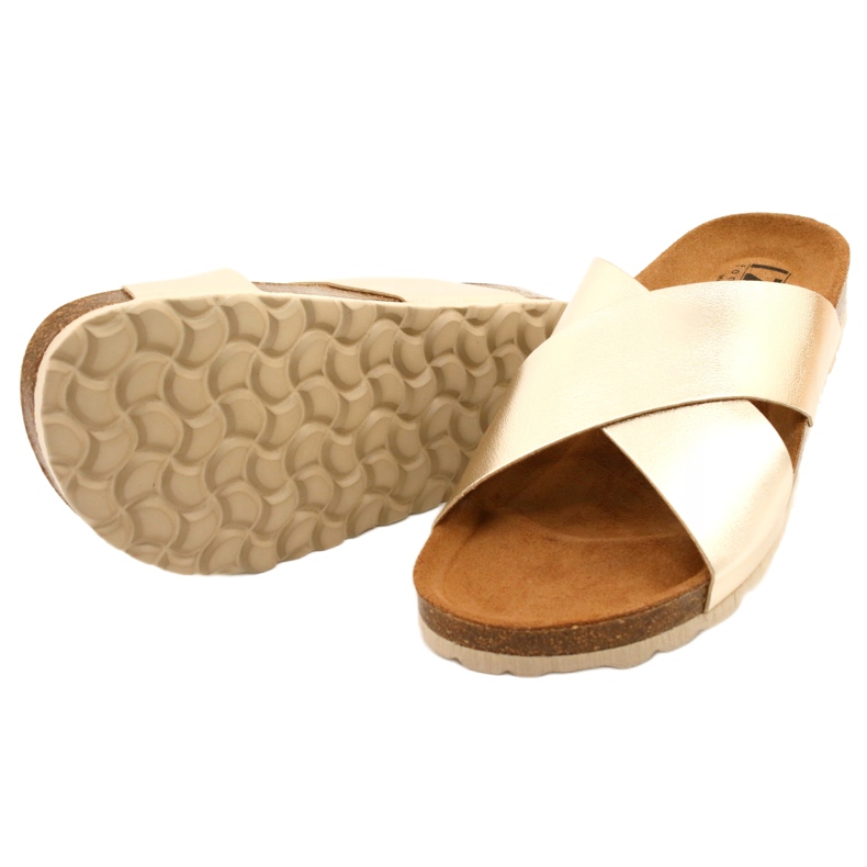 Flip flip di oro metallico femminile izzi d'oro 3