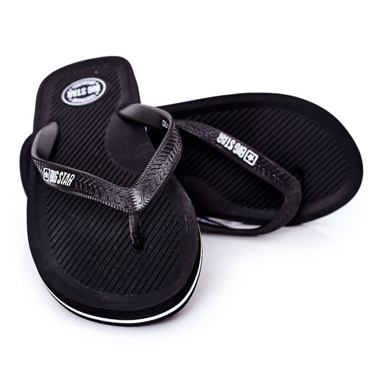 Infradito da uomo Big Star DD174669 Nero 1