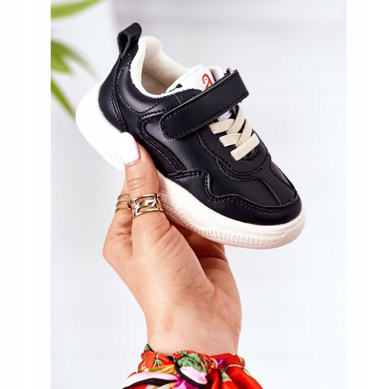 Apawwa Scarpe sportive per bambini Sneakers Black Runner nero 2