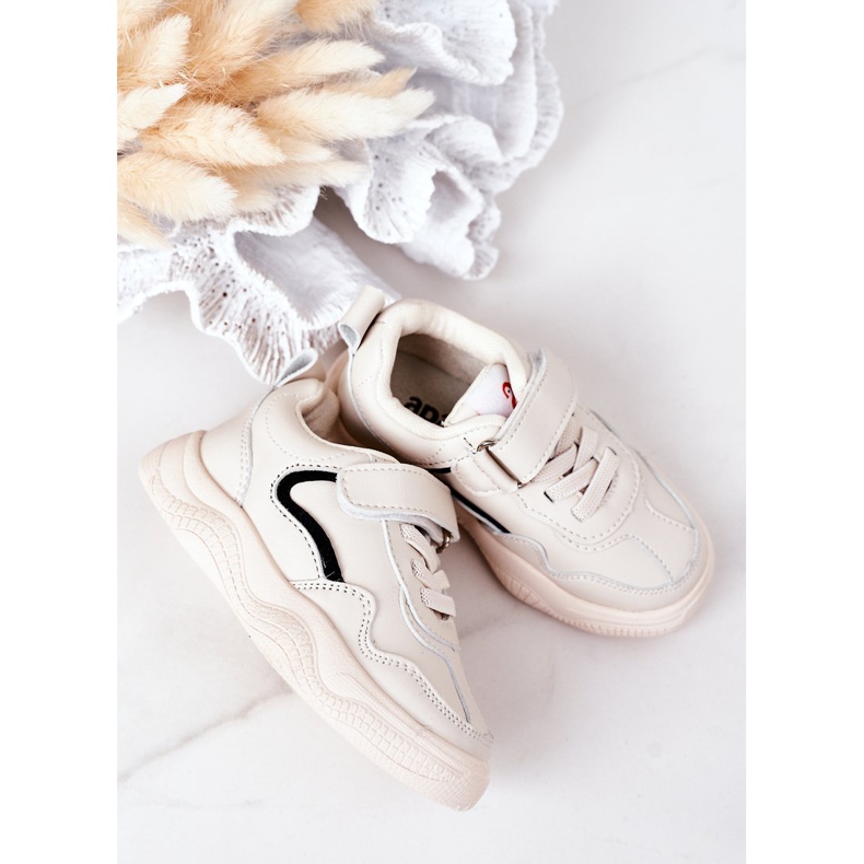 Apawwa Scarpe Sportive Bambini Sneakers Beige Runner 2