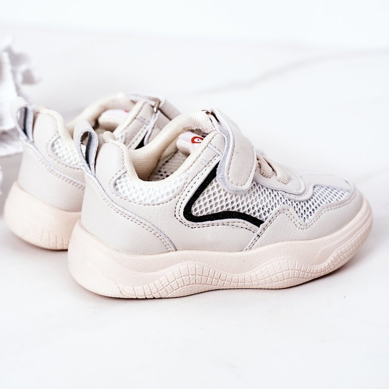 Apawwa Scarpe Sportive Bambini Sneakers Beige Fun 2