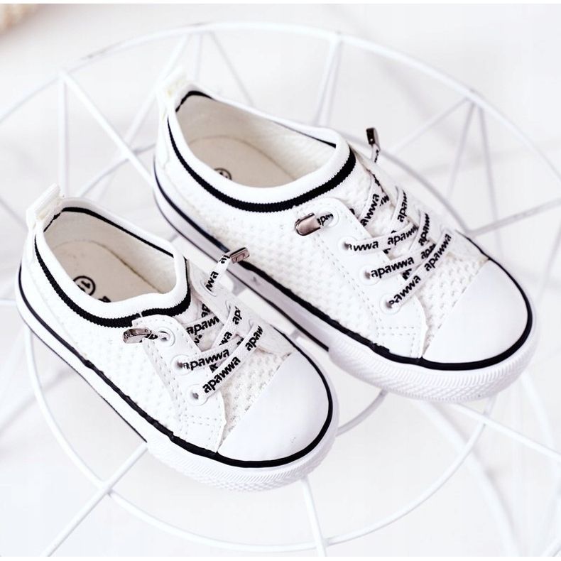 Apawwa Sneakers bianche per bambini Kids Club bianco 1