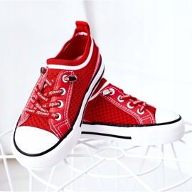 Apawwa Scarpe da ginnastica rosse per bambini Kids Club rosso 2