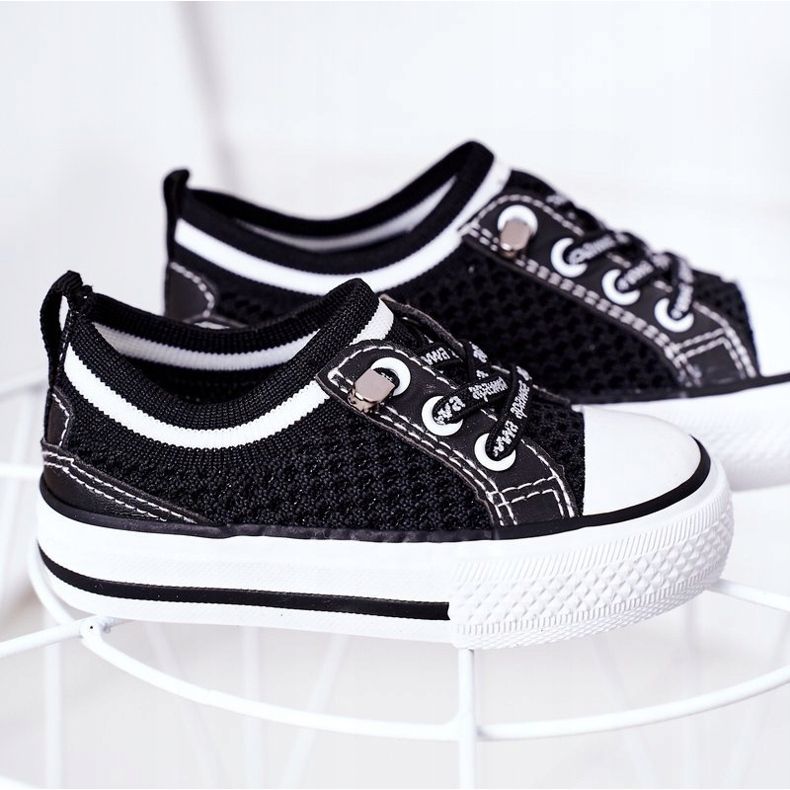 Apawwa Sneakers per bambini Airy Black Kids Club nero 2