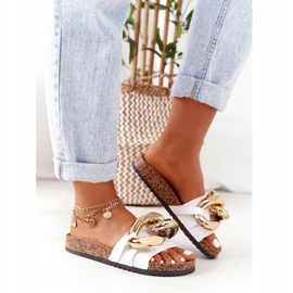 PS1 Infradito Bianche Con Catena Last Dance bianco 2