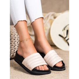 Seastar Pantofole in ecopelle leggera beige 2