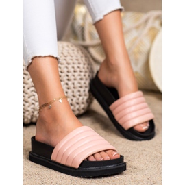 Seastar Pantofole in ecopelle leggera rosa 1