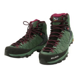 Salewa Ws Alp Trainer 2 Mid Gtx W 61383-5085 scarpe da trekking nero verde 2