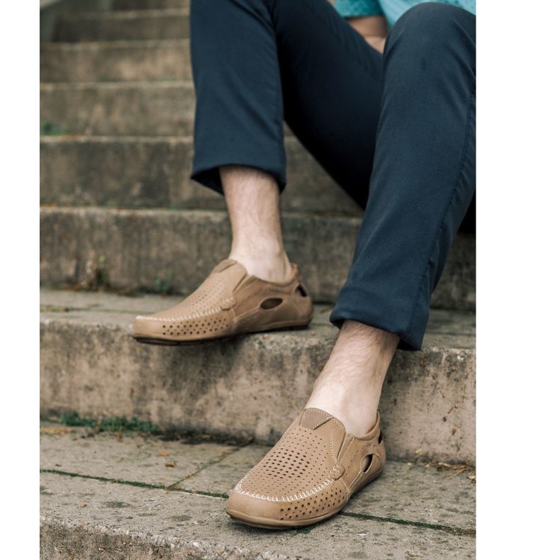 Olivier Mocassini da uomo 901 per il beige estivo beige 1