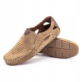 Olivier Mocassini da uomo 901 per il beige estivo beige 4