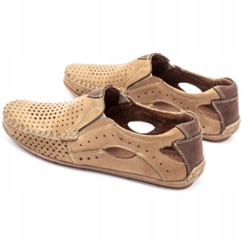 Olivier Mocassini da uomo 901 per il beige estivo beige 7