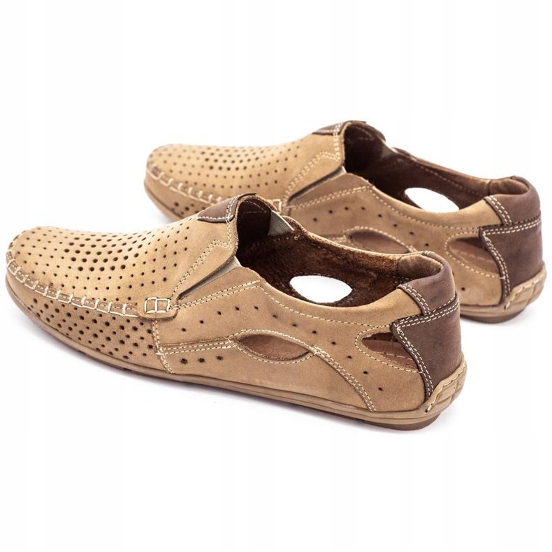 Olivier Mocassini da uomo 901 per il beige estivo beige 7