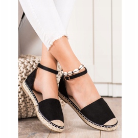 Kayla Espadrillas Nere Con Fibbia nero 1