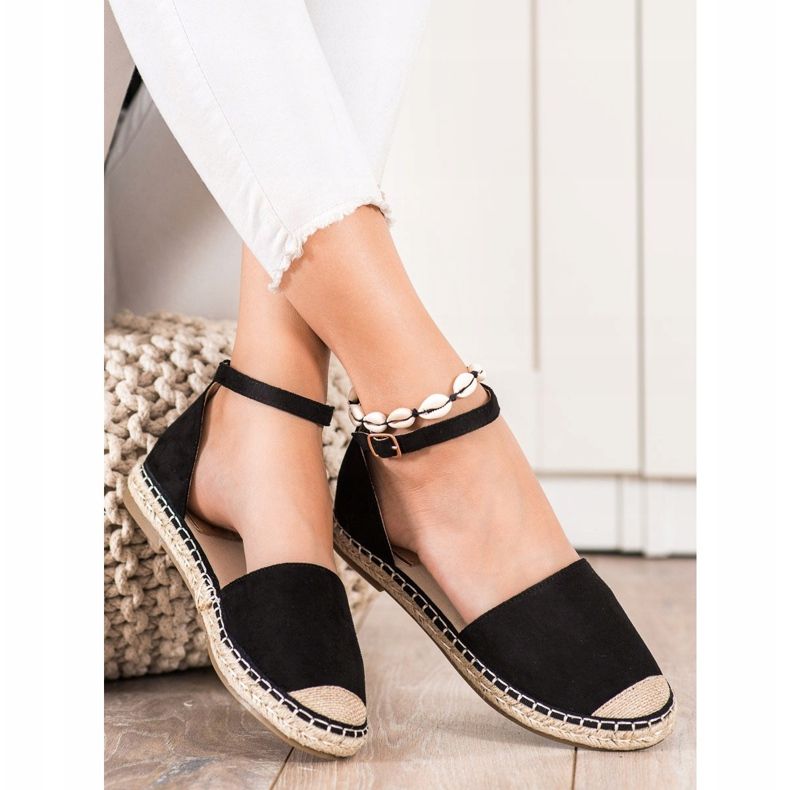 Kayla Espadrillas Nere Con Fibbia nero 1