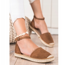 Kayla Espadrillas Marroni Con Fibbia marrone 1