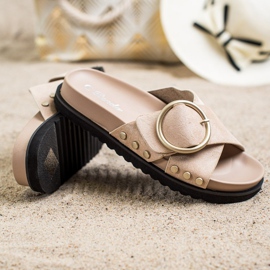 Renda Pantofole casual beige 1