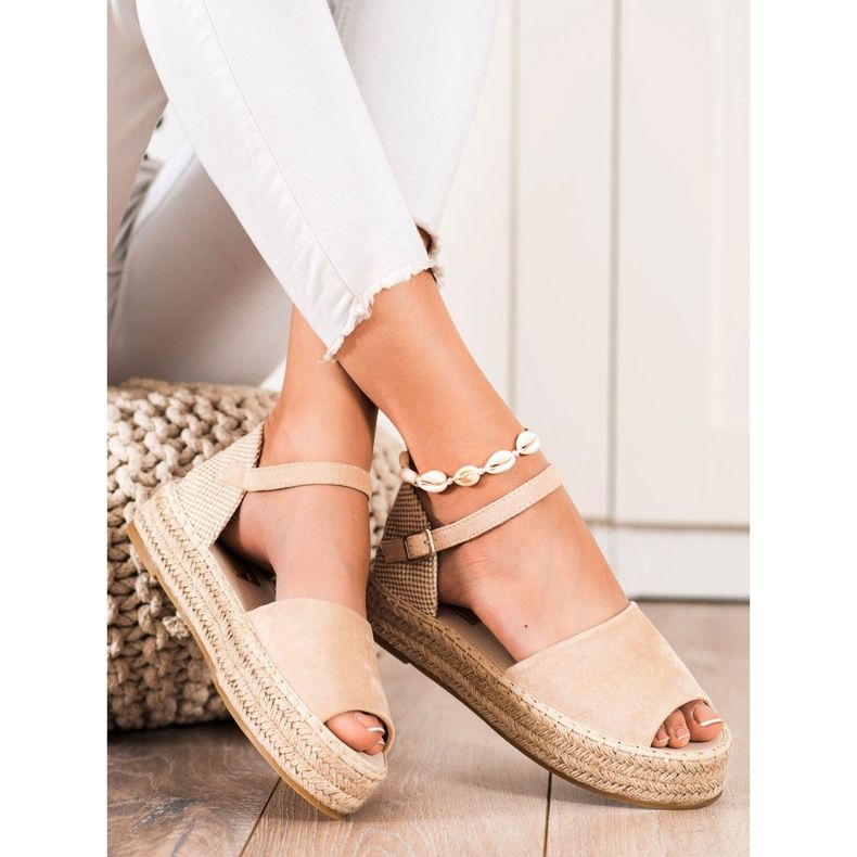 Bestelle Espadrillas aperte beige 1