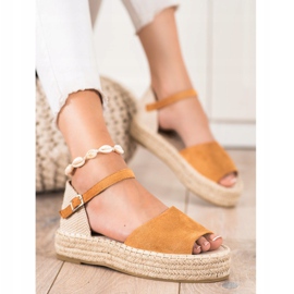Bestelle Espadrillas aperte beige marrone 1