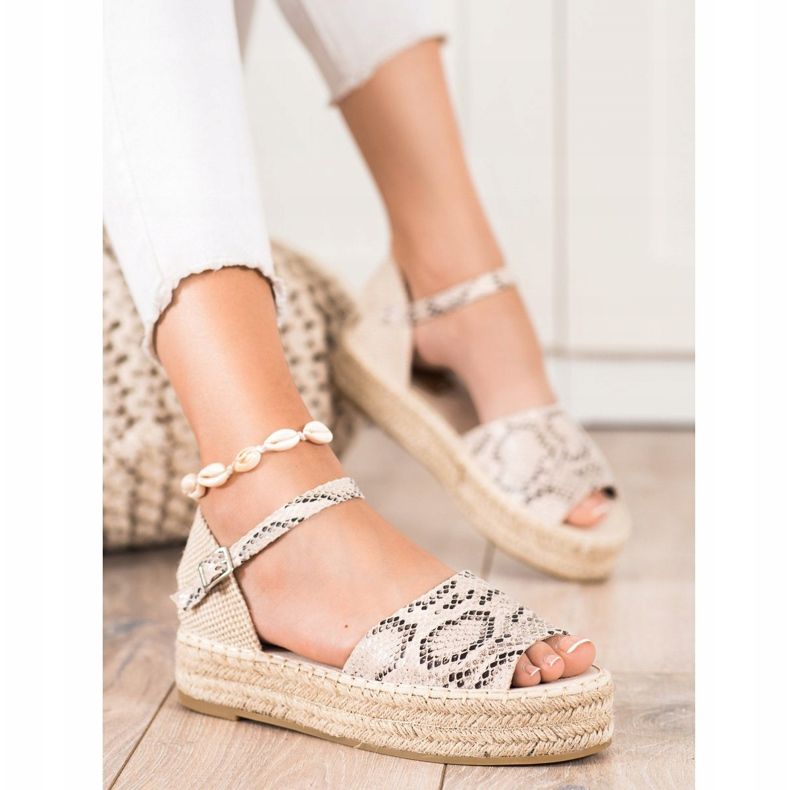 Bestelle Espadrillas aperte beige 1