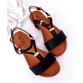 S.Barski Sandali per bambini S. Bararski Comfort Black nero 2